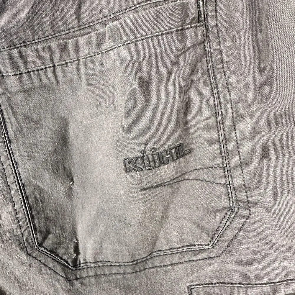 Kuhl Radikl Shorts Faded Gray Technical Hiking UPF 50 Protection Cargo Men’s 32